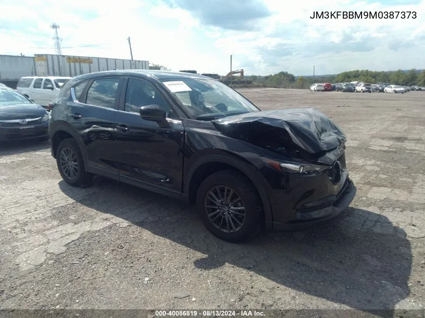 2021 Mazda Cx-5 Sport VIN: JM3KFBBM9M0387373 Lot: 40086819