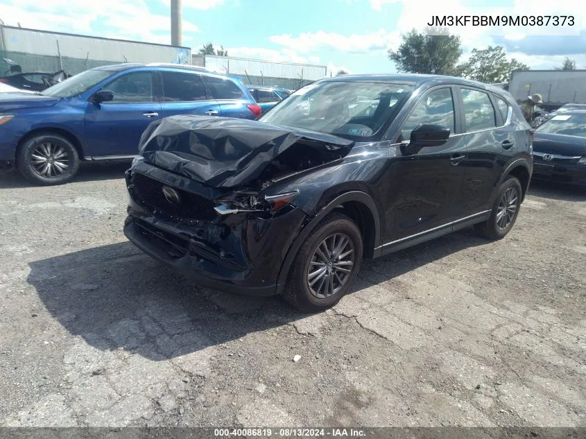 2021 Mazda Cx-5 Sport VIN: JM3KFBBM9M0387373 Lot: 40086819