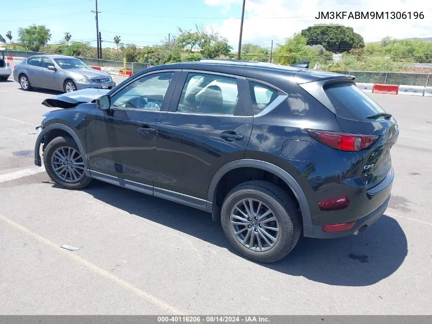 2021 Mazda Cx-5 Sport VIN: JM3KFABM9M1306196 Lot: 40116206