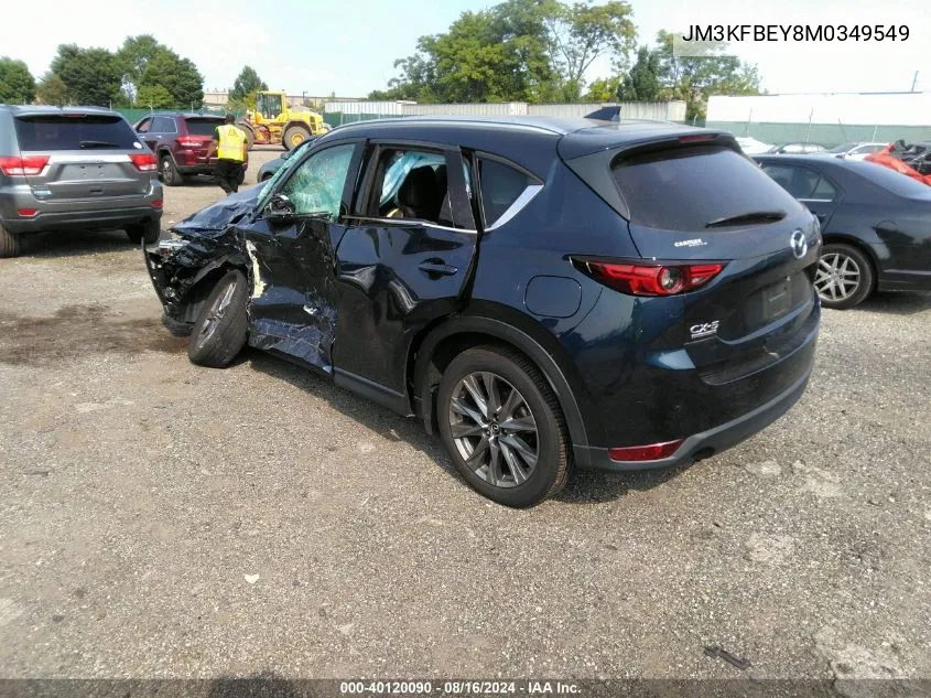 2021 Mazda Cx-5 Signature VIN: JM3KFBEY8M0349549 Lot: 40120090