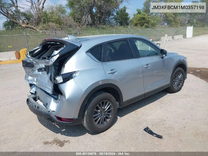 2021 Mazda Cx-5 Touring VIN: JM3KFBCM1M0357198 Lot: 40136876