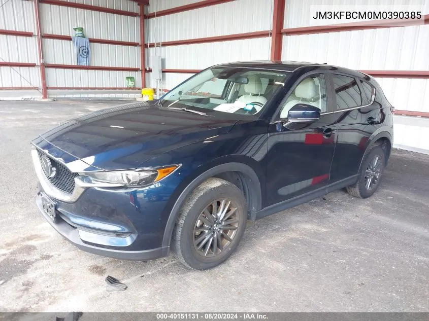 2021 Mazda Cx-5 Touring VIN: JM3KFBCM0M0390385 Lot: 40151131