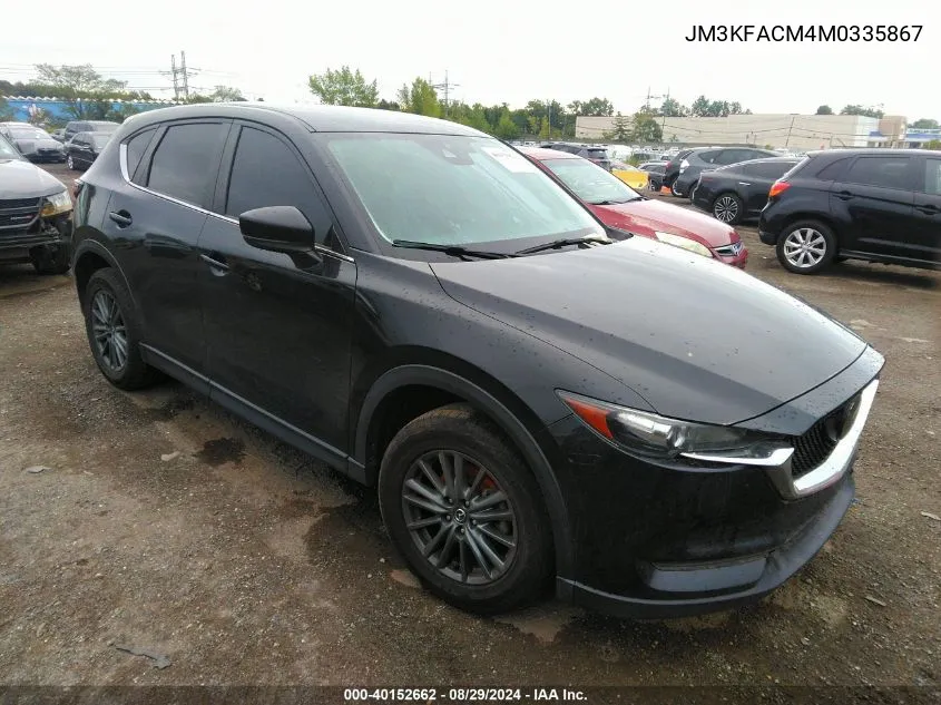 2021 Mazda Cx-5 Touring VIN: JM3KFACM4M0335867 Lot: 40152662