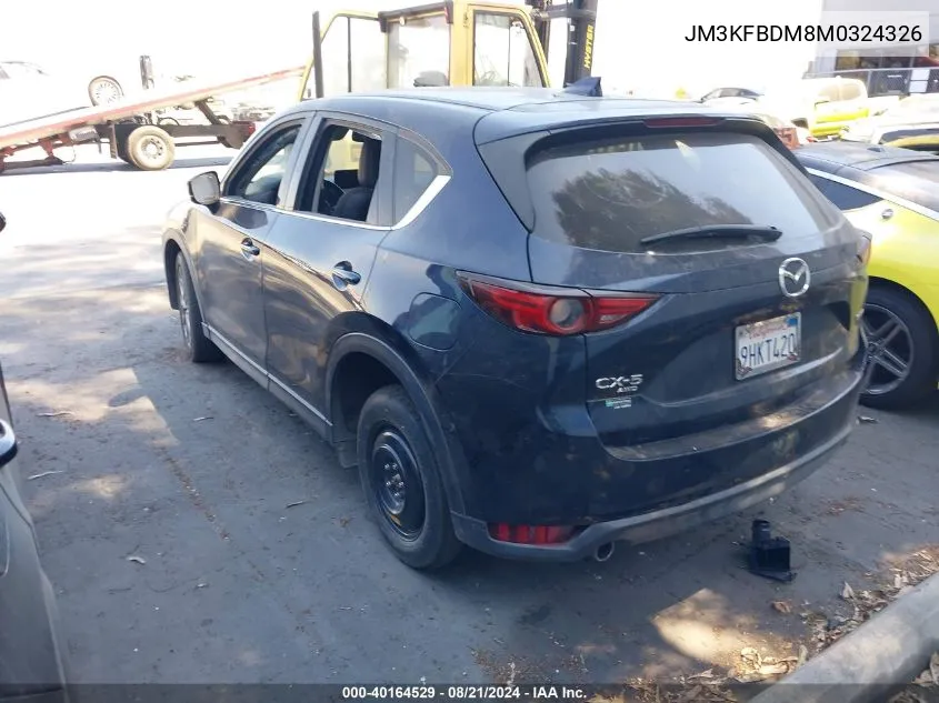 2021 Mazda Cx-5 Grand Touring VIN: JM3KFBDM8M0324326 Lot: 40164529