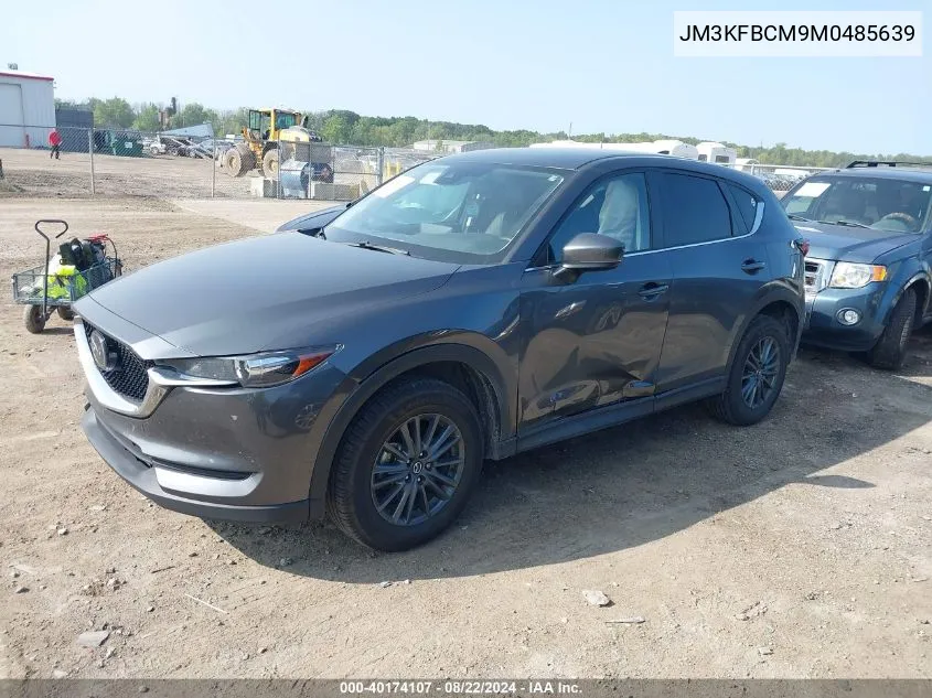 2021 Mazda Cx-5 Touring VIN: JM3KFBCM9M0485639 Lot: 40174107