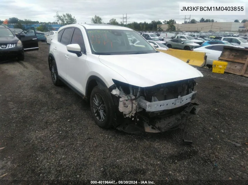 2021 Mazda Cx-5 Touring VIN: JM3KFBCM1M0403855 Lot: 40196447