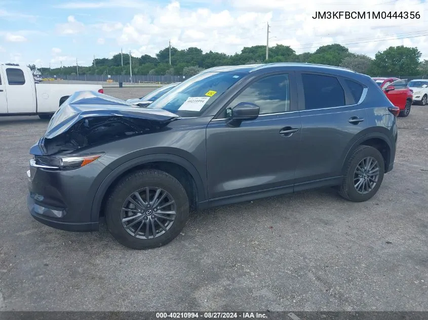 2021 Mazda Cx-5 Touring VIN: JM3KFBCM1M0444356 Lot: 40210994