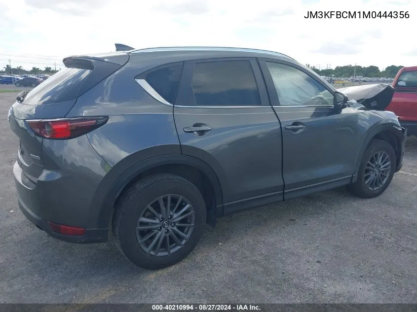 2021 Mazda Cx-5 Touring VIN: JM3KFBCM1M0444356 Lot: 40210994