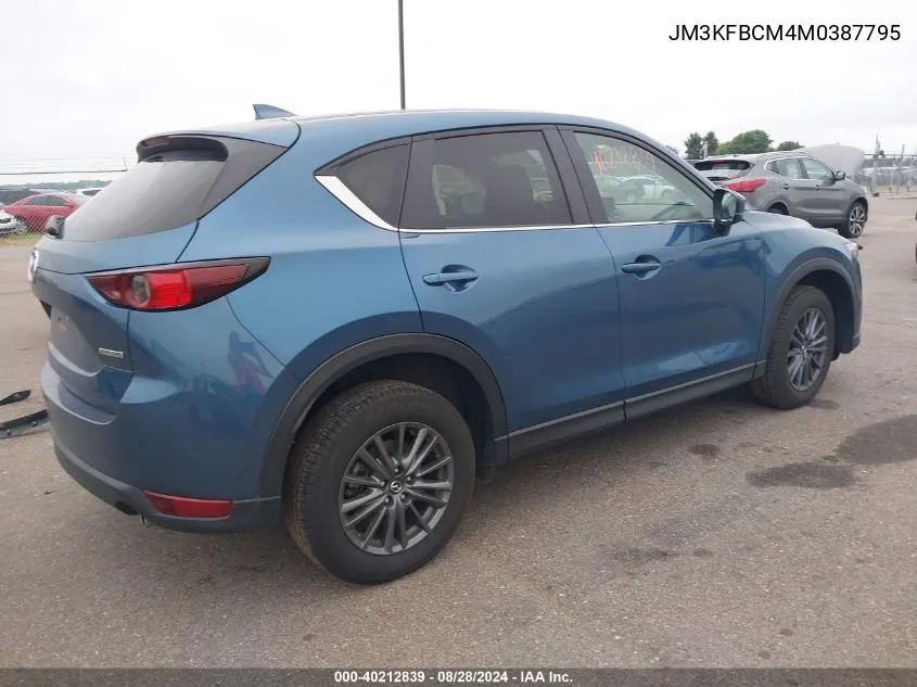 2021 Mazda Cx-5 Touring VIN: JM3KFBCM4M0387795 Lot: 40212839