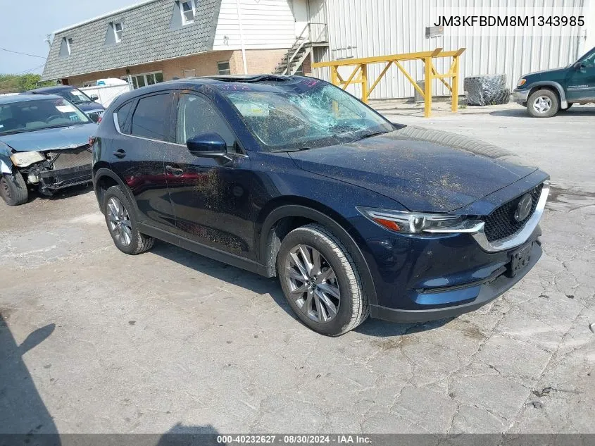 2021 Mazda Cx-5 Grand Touring VIN: JM3KFBDM8M1343985 Lot: 40232627