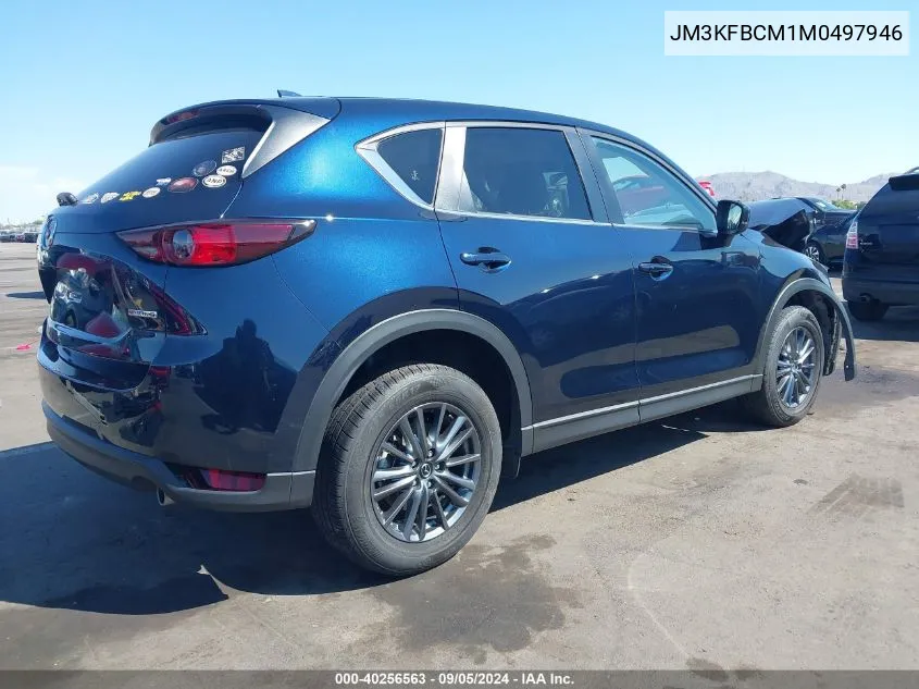 2021 Mazda Cx-5 Touring VIN: JM3KFBCM1M0497946 Lot: 40256563