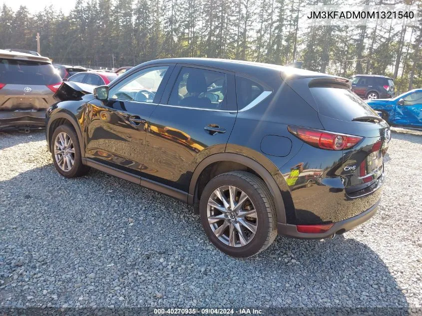 JM3KFADM0M1321540 2021 Mazda Cx-5 Grand Touring