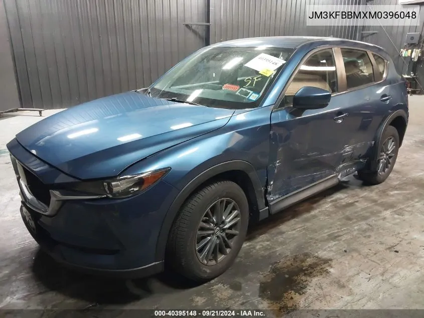 2021 Mazda Cx-5 Sport VIN: JM3KFBBMXM0396048 Lot: 40395148