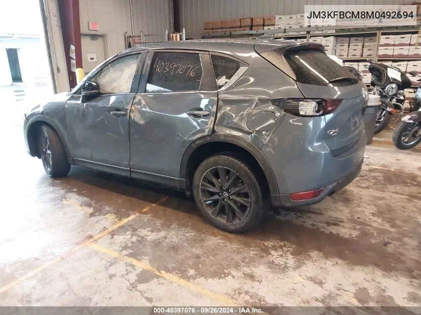 2021 Mazda Cx-5 Carbon Edition VIN: JM3KFBCM8M0492694 Lot: 40397076