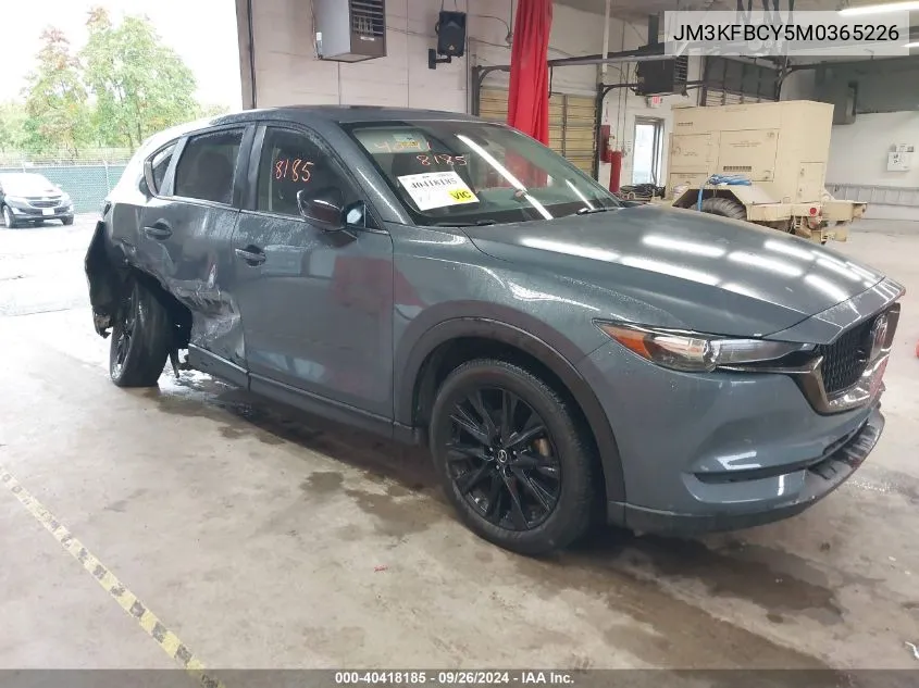 2021 Mazda Cx-5 Carbon Edition VIN: JM3KFBCY5M0365226 Lot: 40418185