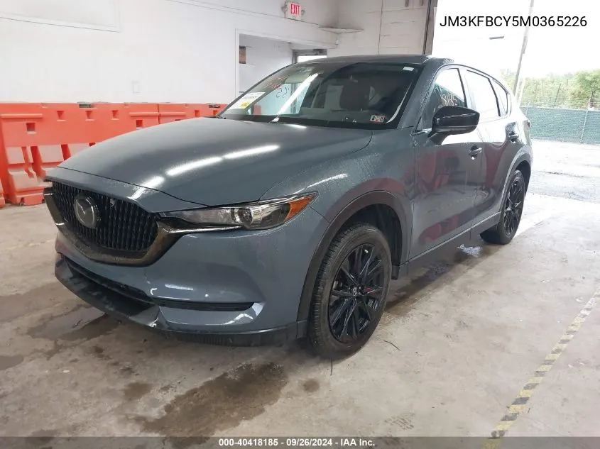 2021 Mazda Cx-5 Carbon Edition VIN: JM3KFBCY5M0365226 Lot: 40418185