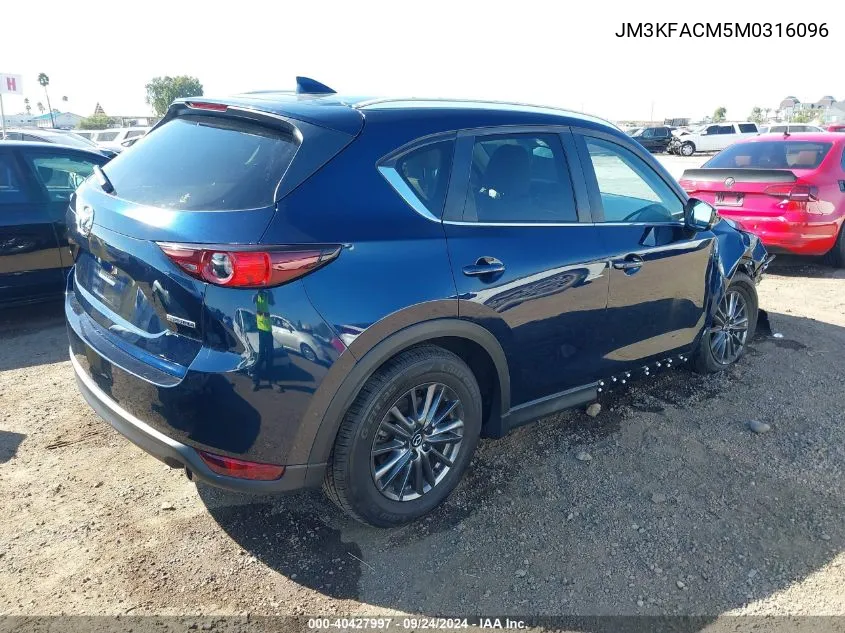 JM3KFACM5M0316096 2021 Mazda Cx-5 Touring