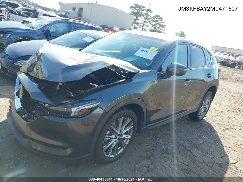 2021 Mazda Cx-5 Grand Touring Reserve VIN: JM3KFBAY2M0471507 Lot: 40435641