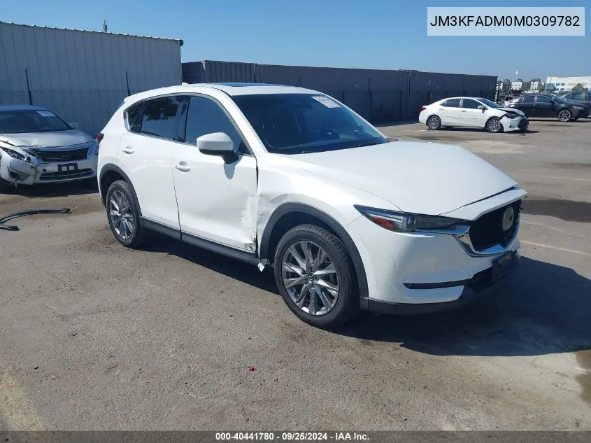 2021 Mazda Cx-5 Grand Touring VIN: JM3KFADM0M0309782 Lot: 40441780