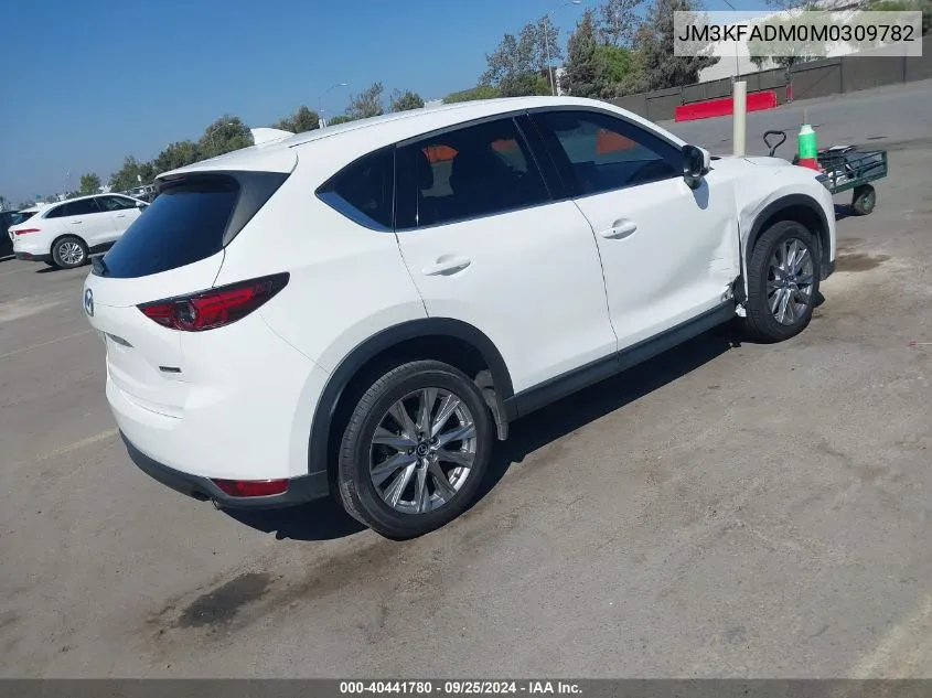 2021 Mazda Cx-5 Grand Touring VIN: JM3KFADM0M0309782 Lot: 40441780