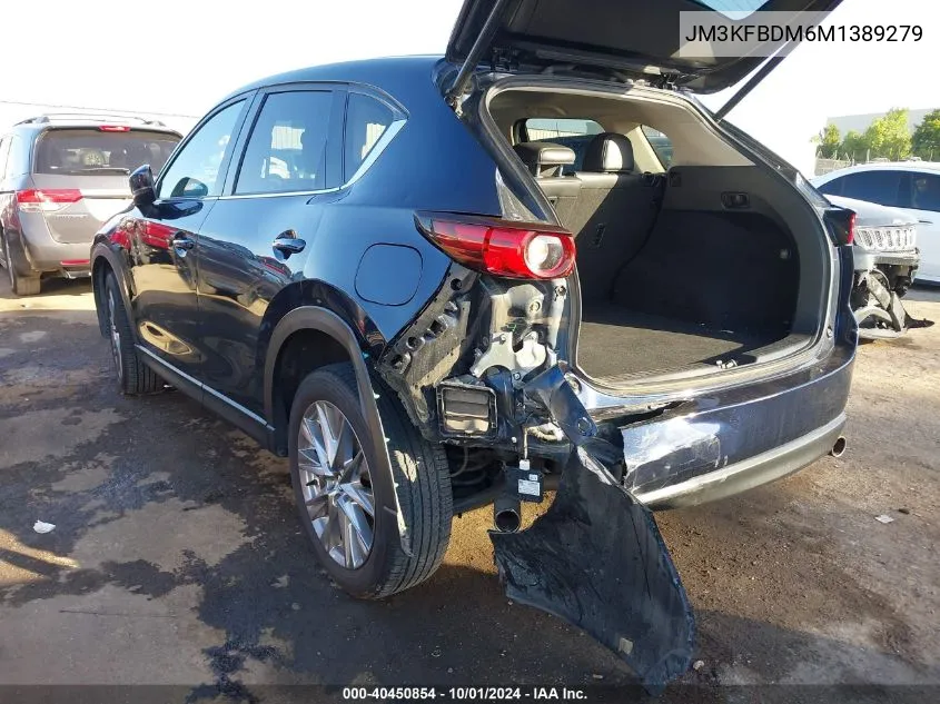 2021 Mazda Cx-5 Grand Touring VIN: JM3KFBDM6M1389279 Lot: 40450854