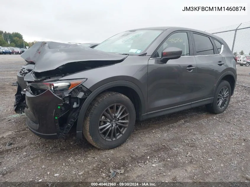 2021 Mazda Cx-5 Touring VIN: JM3KFBCM1M1460874 Lot: 40462960