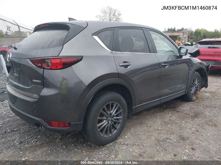 2021 Mazda Cx-5 Touring VIN: JM3KFBCM1M1460874 Lot: 40462960