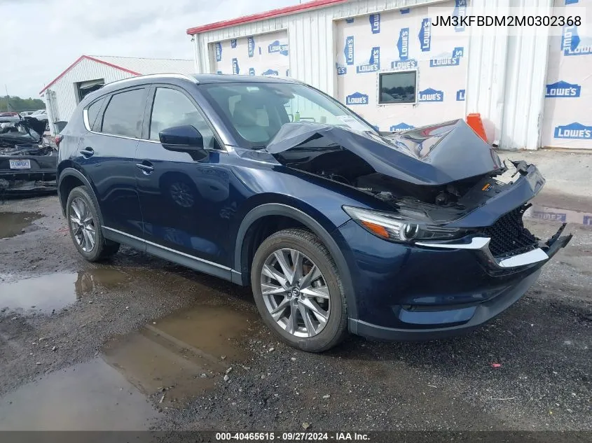 2021 Mazda Cx-5 Grand Touring VIN: JM3KFBDM2M0302368 Lot: 40465615