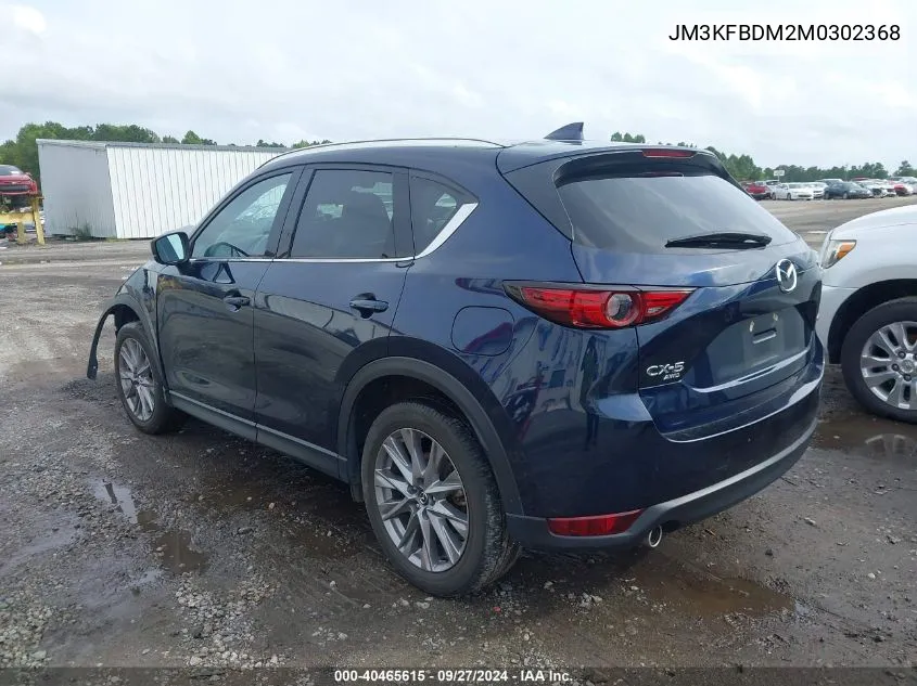 2021 Mazda Cx-5 Grand Touring VIN: JM3KFBDM2M0302368 Lot: 40465615