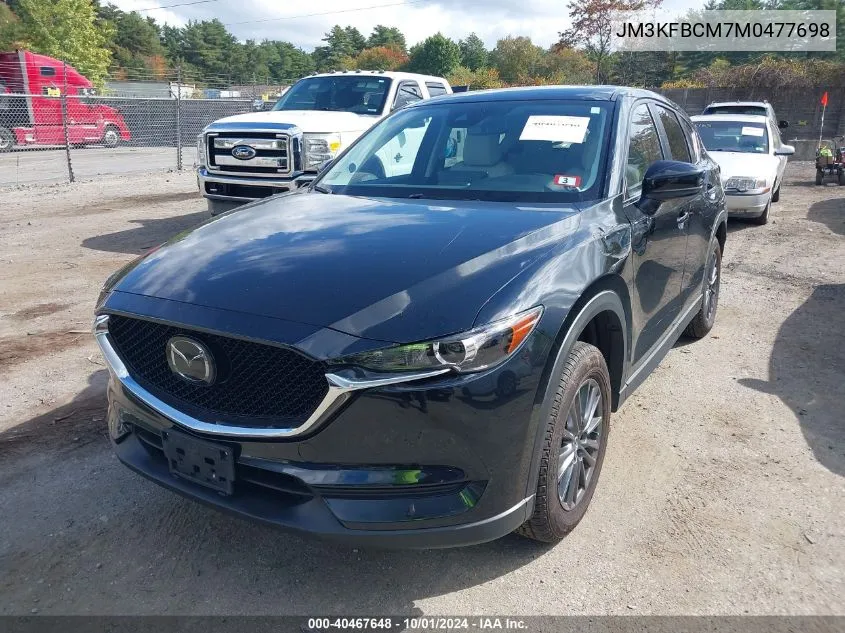 2021 Mazda Cx-5 Touring VIN: JM3KFBCM7M0477698 Lot: 40467648