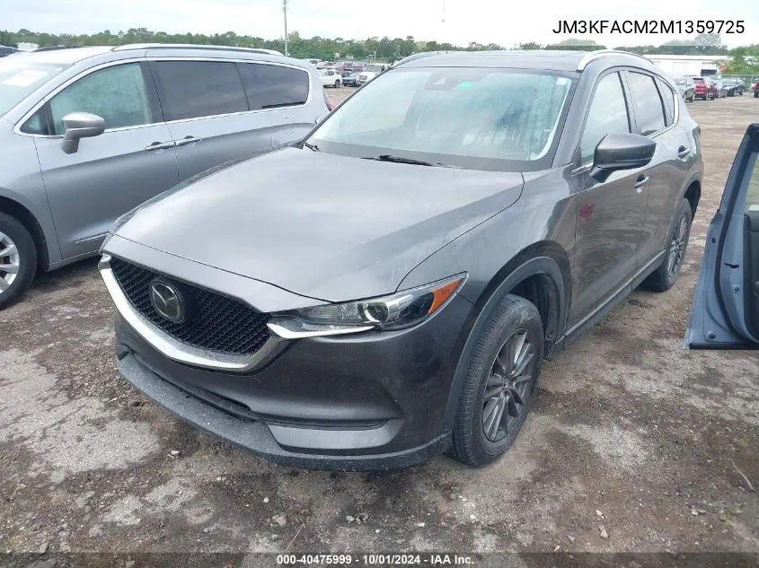 2021 Mazda Cx-5 Touring VIN: JM3KFACM2M1359725 Lot: 40475999