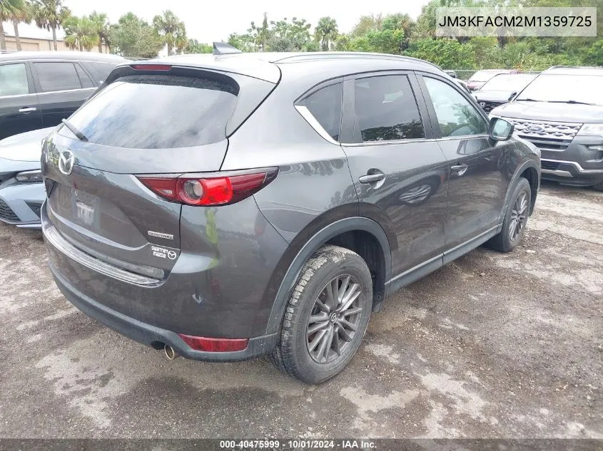 2021 Mazda Cx-5 Touring VIN: JM3KFACM2M1359725 Lot: 40475999