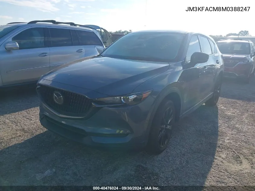 2021 Mazda Cx-5 Carbon Edition VIN: JM3KFACM8M0388247 Lot: 40476024