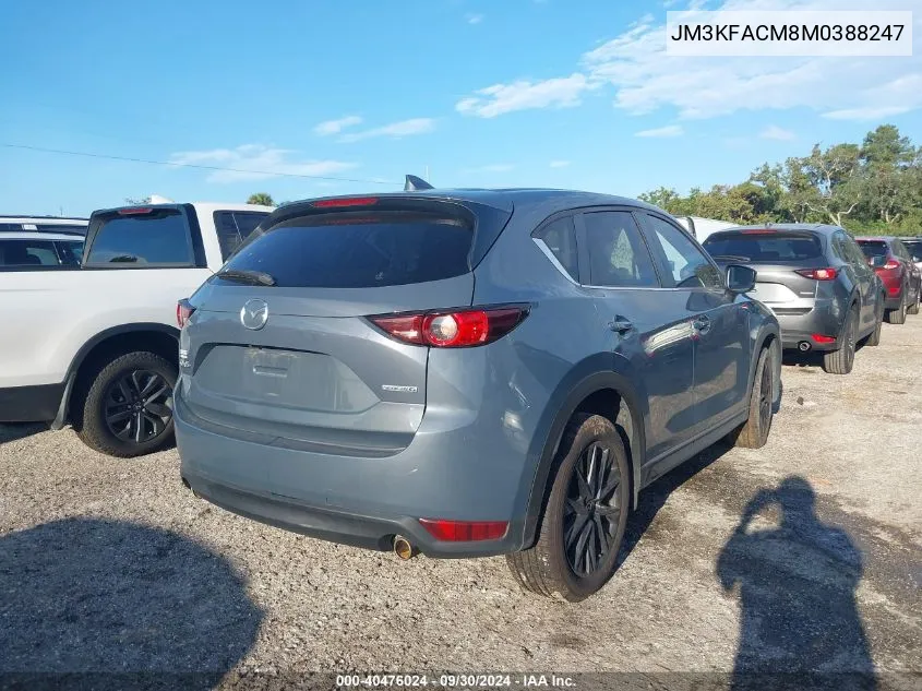 2021 Mazda Cx-5 Carbon Edition VIN: JM3KFACM8M0388247 Lot: 40476024