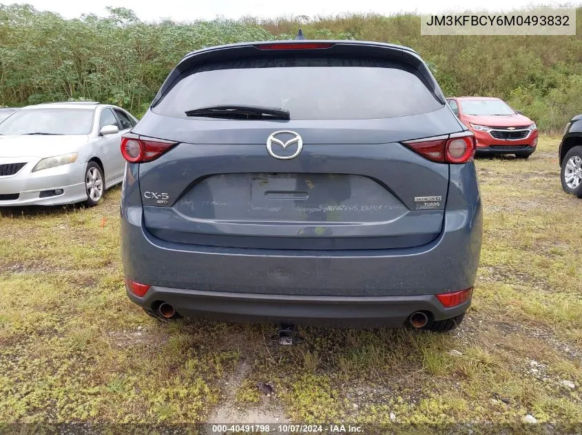 2021 Mazda Cx-5 Carbon Edition Turbo VIN: JM3KFBCY6M0493832 Lot: 40491798