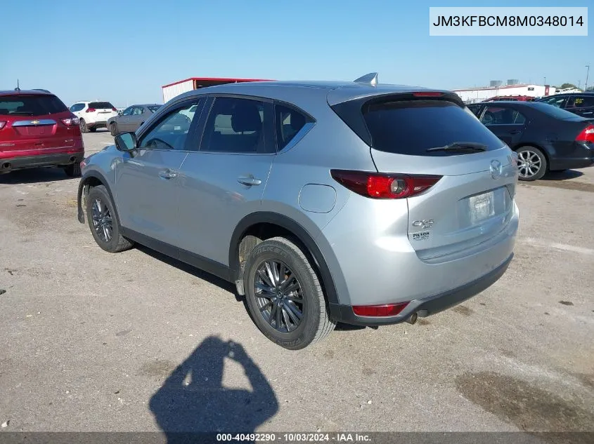 2021 Mazda Cx-5 Touring VIN: JM3KFBCM8M0348014 Lot: 40492290