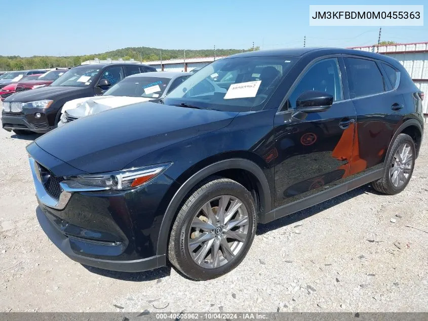 2021 Mazda Cx-5 Grand Touring VIN: JM3KFBDM0M0455363 Lot: 40505962