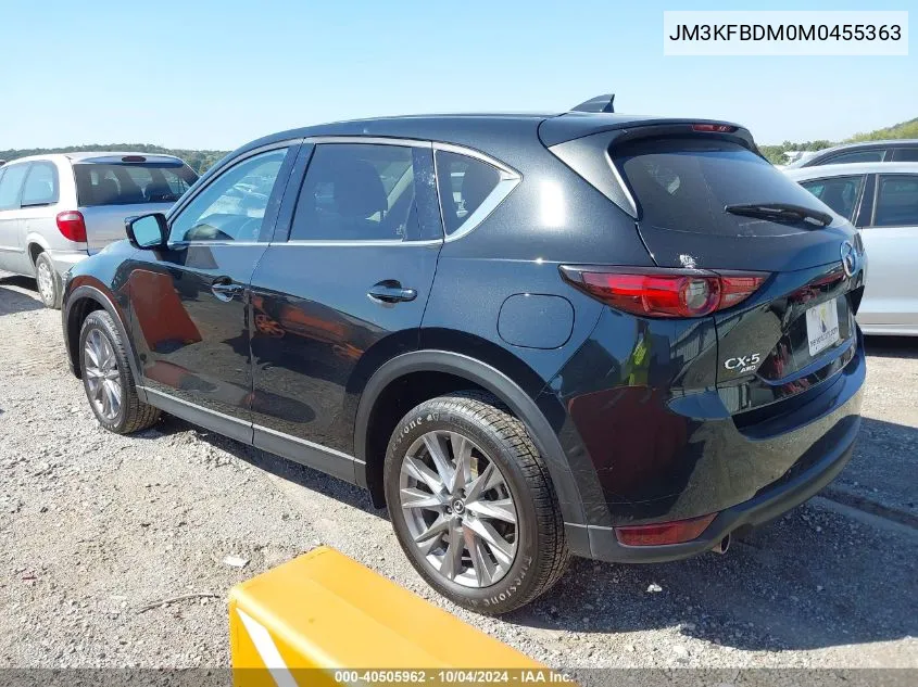 2021 Mazda Cx-5 Grand Touring VIN: JM3KFBDM0M0455363 Lot: 40505962