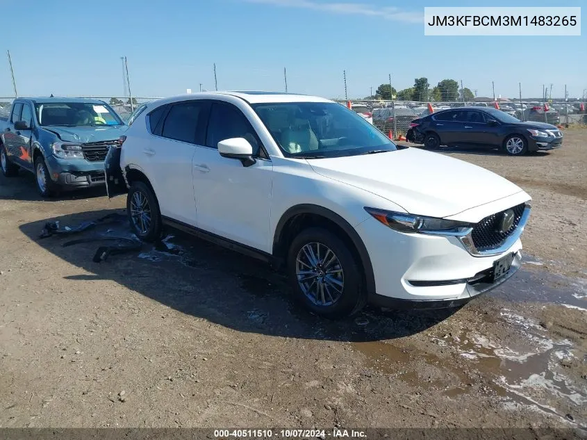 2021 Mazda Cx-5 Touring VIN: JM3KFBCM3M1483265 Lot: 40511510