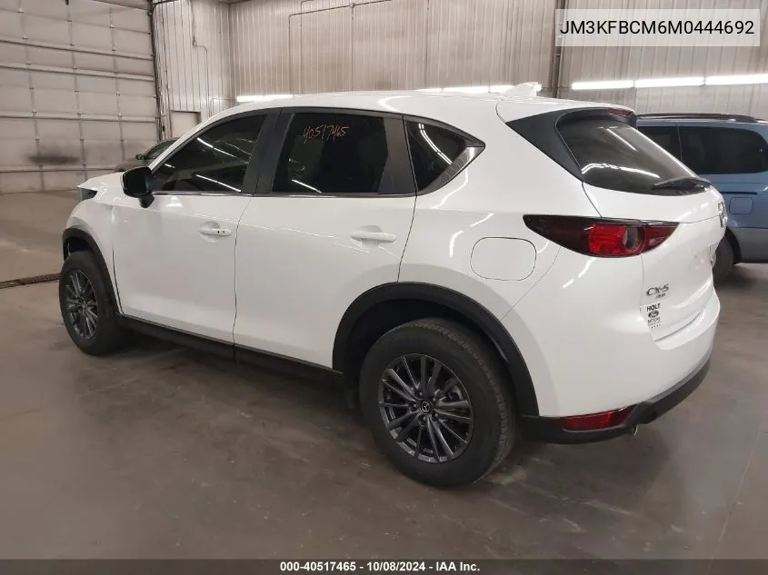 2021 Mazda Cx-5 Touring VIN: JM3KFBCM6M0444692 Lot: 40517465