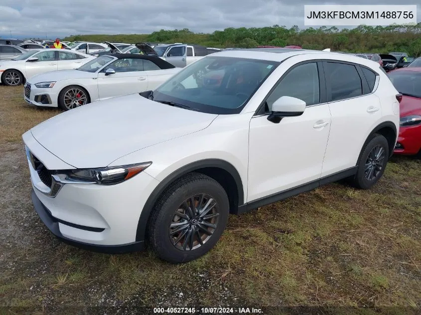 2021 Mazda Cx-5 Touring VIN: JM3KFBCM3M1488756 Lot: 40527245