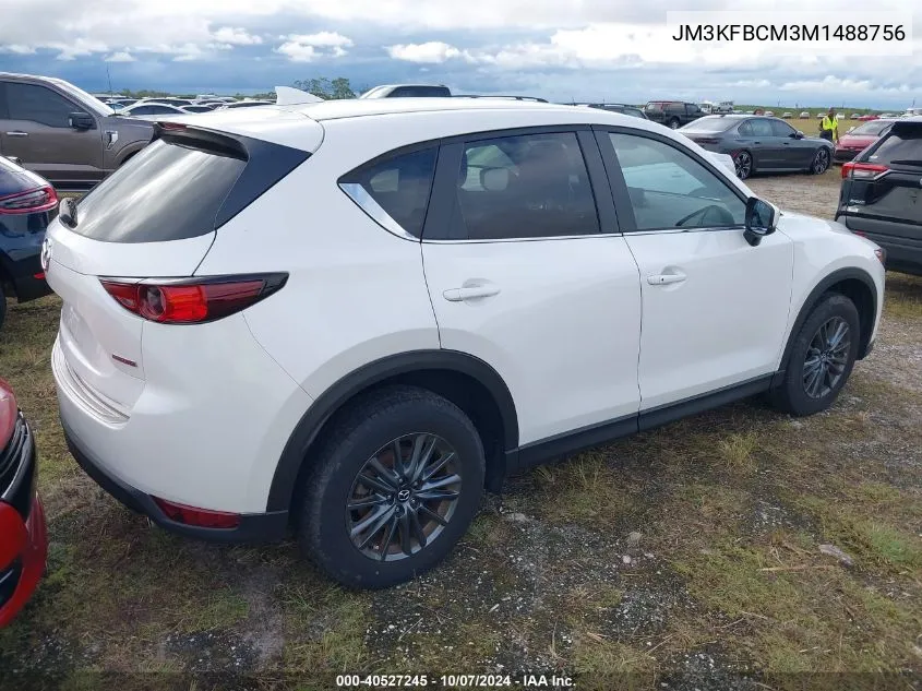 2021 Mazda Cx-5 Touring VIN: JM3KFBCM3M1488756 Lot: 40527245