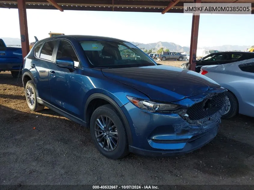 JM3KFABM0M0385005 2021 Mazda Cx-5 Sport