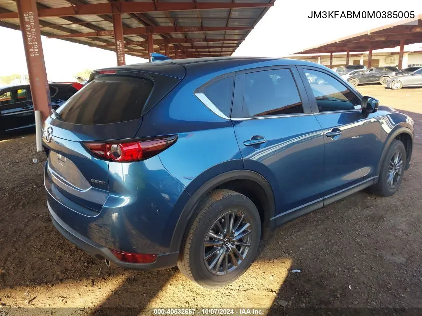 JM3KFABM0M0385005 2021 Mazda Cx-5 Sport