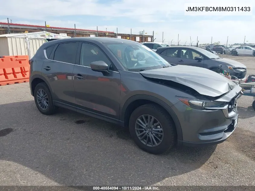 2021 Mazda Cx-5 Touring VIN: JM3KFBCM8M0311433 Lot: 40554094