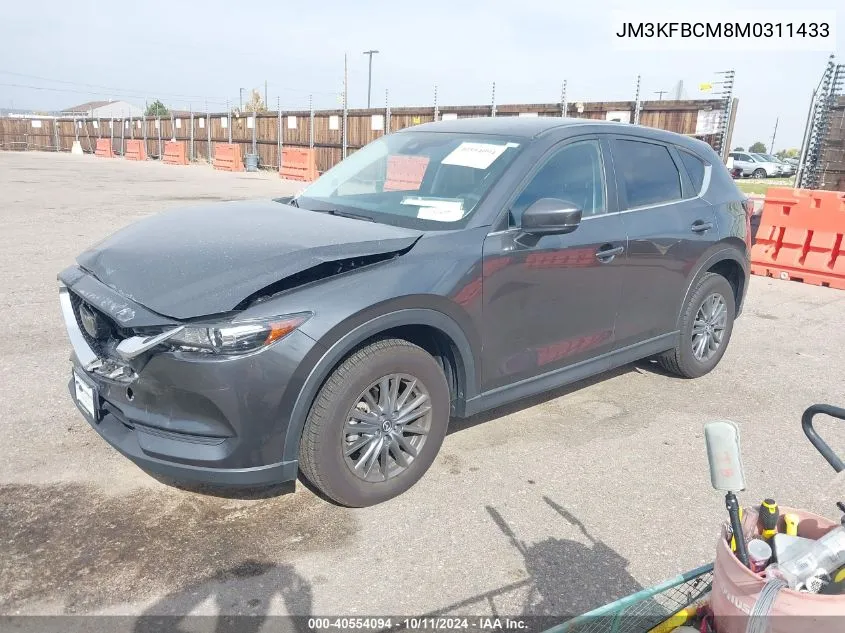 2021 Mazda Cx-5 Touring VIN: JM3KFBCM8M0311433 Lot: 40554094