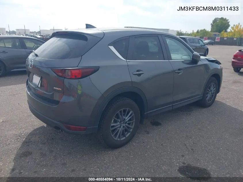 2021 Mazda Cx-5 Touring VIN: JM3KFBCM8M0311433 Lot: 40554094