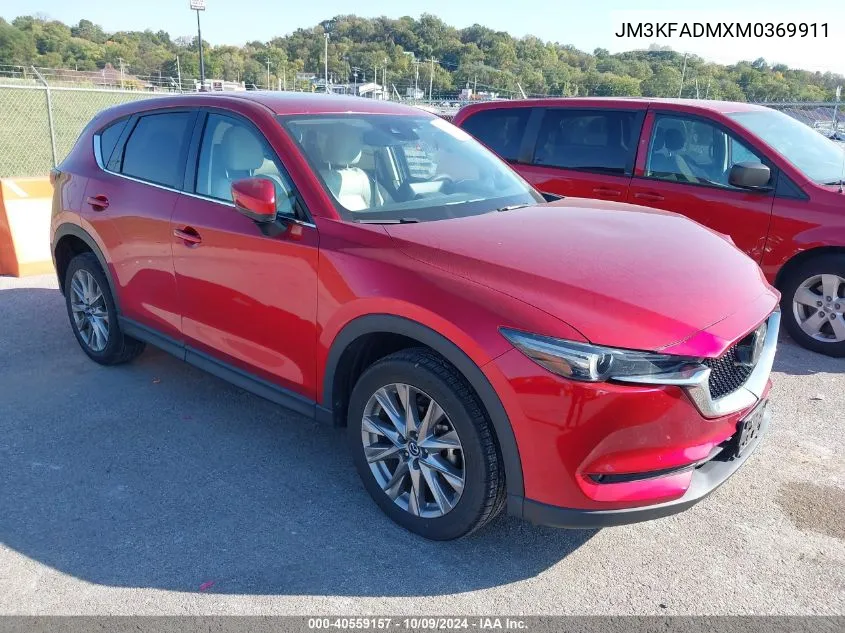 2021 Mazda Cx-5 Grand Touring VIN: JM3KFADMXM0369911 Lot: 40559157