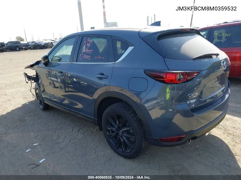 2021 Mazda Cx-5 Carbon Edition VIN: JM3KFBCM8M0359532 Lot: 40560835