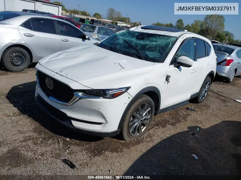 2021 Mazda Cx-5 Signature VIN: JM3KFBEY5M0337911 Lot: 40561662